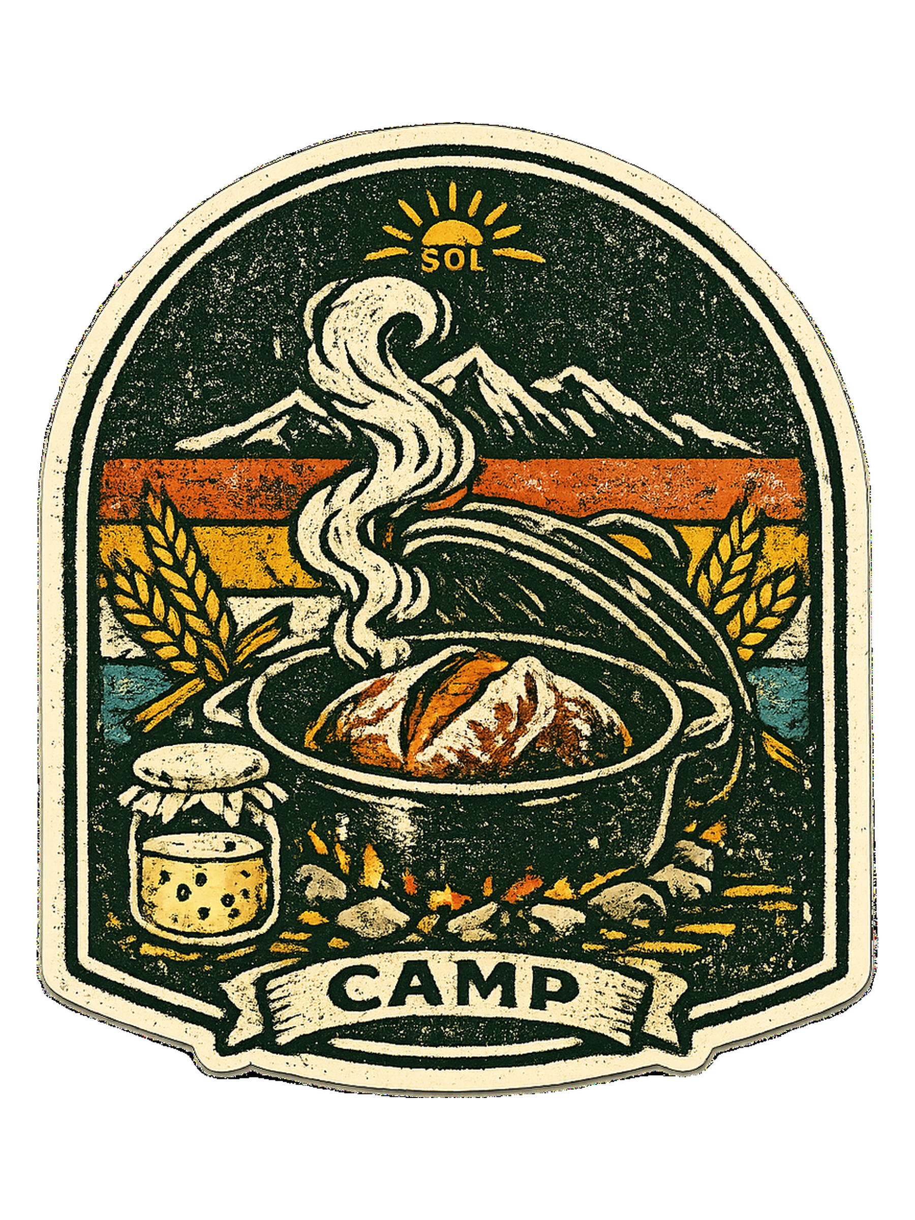 Wild Yeast Camp Tee — art by sol